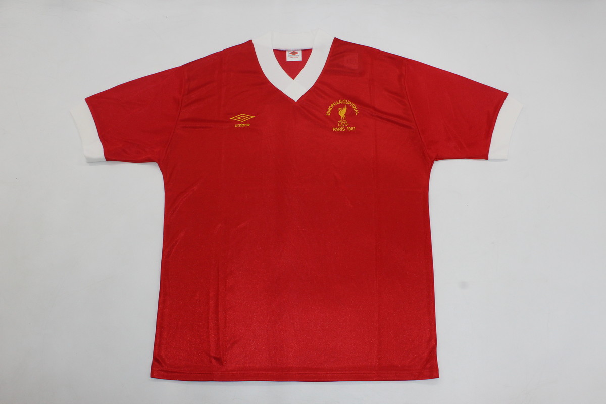 AAA Quality Liverpool 1981 UCL Final Soccer Jersey